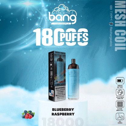 Bang Crown Bar 18000 Puffs 0% 2% 3% 5% Nicotine Leather Disposable Vape Pen