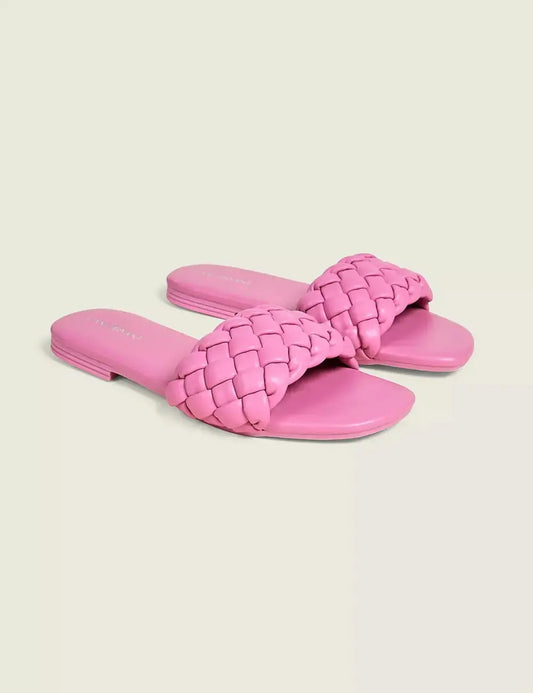 Dream Cloud Braided Faux-Leather Slide