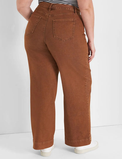 Signature Fit Wide Leg Color Jeans