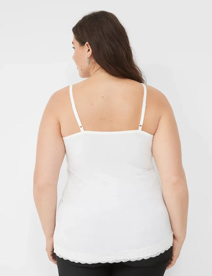 Lane Essentials Lace-Trim Cami