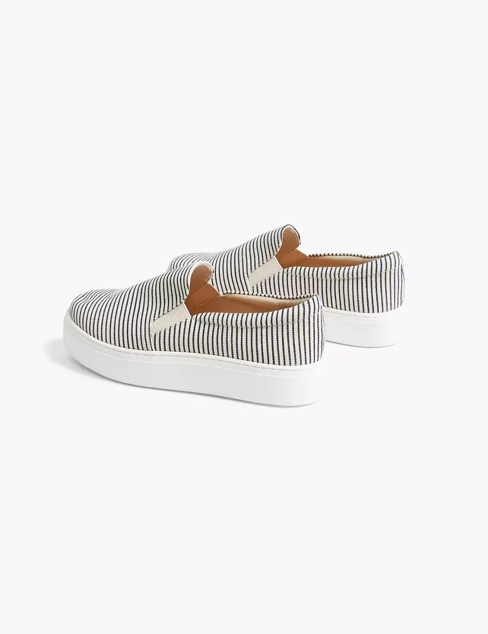 Dream Cloud Striped Slip-On Platform Sneaker