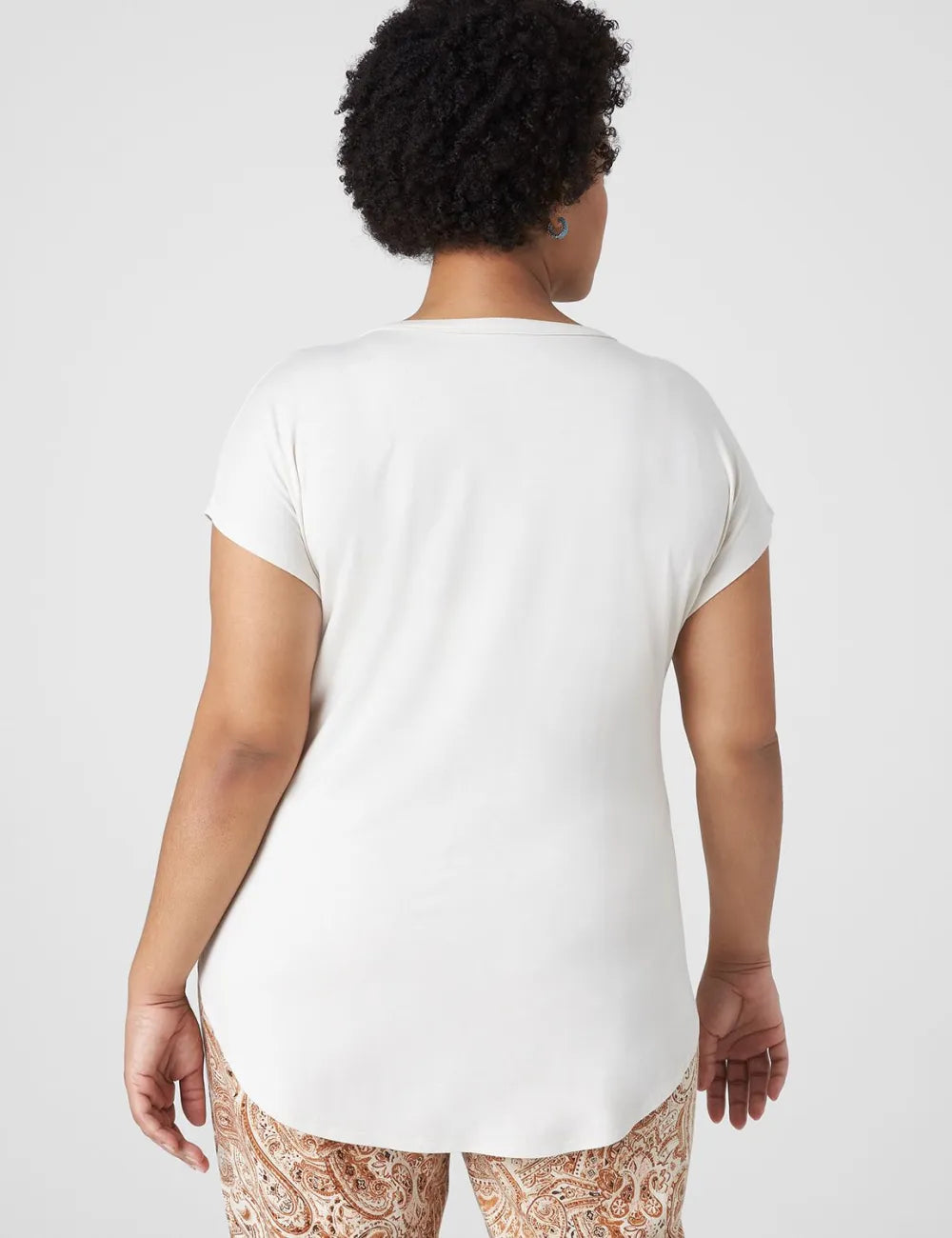 Short-Sleeve V-Neck Pocket Tee