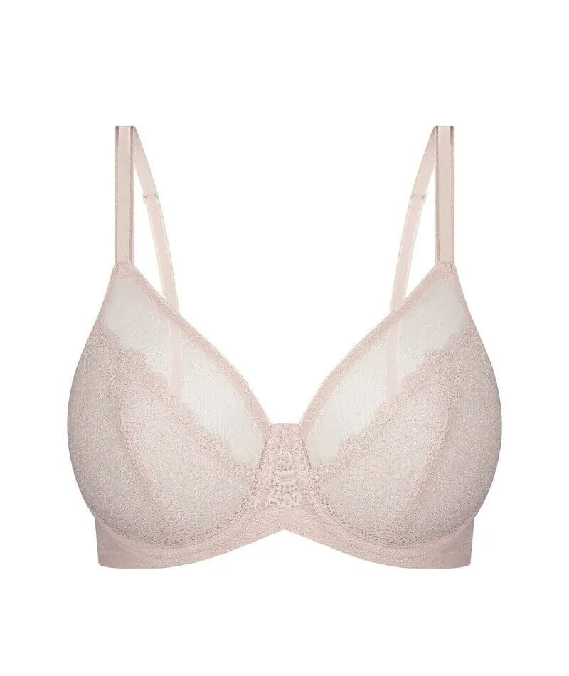 Sheer Minimizer Bra - Nude Pink