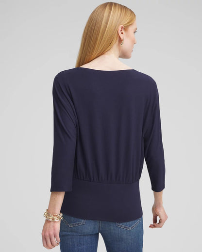 Touch of CoolTM Banded Hem Top