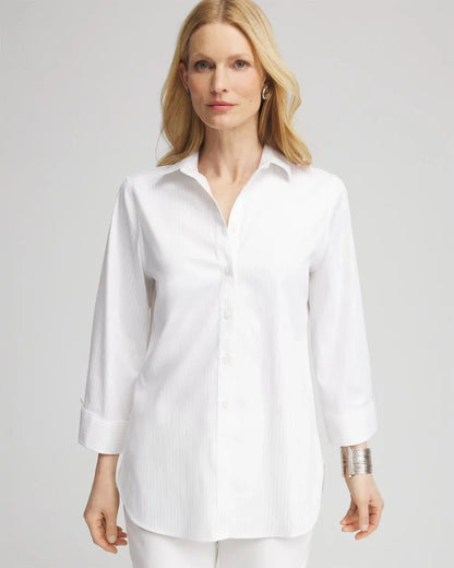 No IronTM Lurex Stripe Shirt