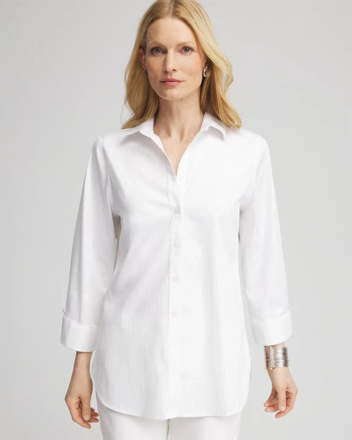 No IronTM Lurex Stripe Shirt