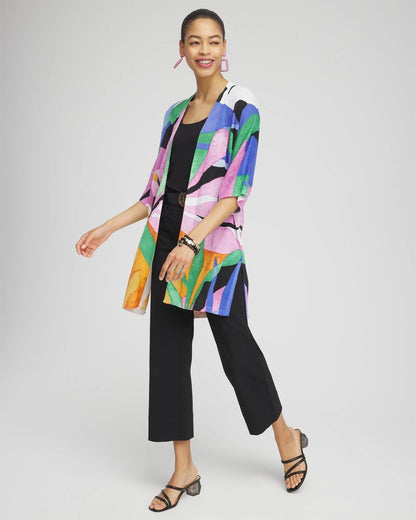 Summer Romance Tropical Midi Cardigan