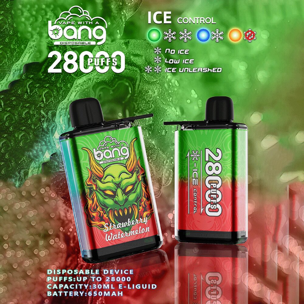 Bang 28000 28K Puffs Original Adjustable Ice level Disposable Vape Pen