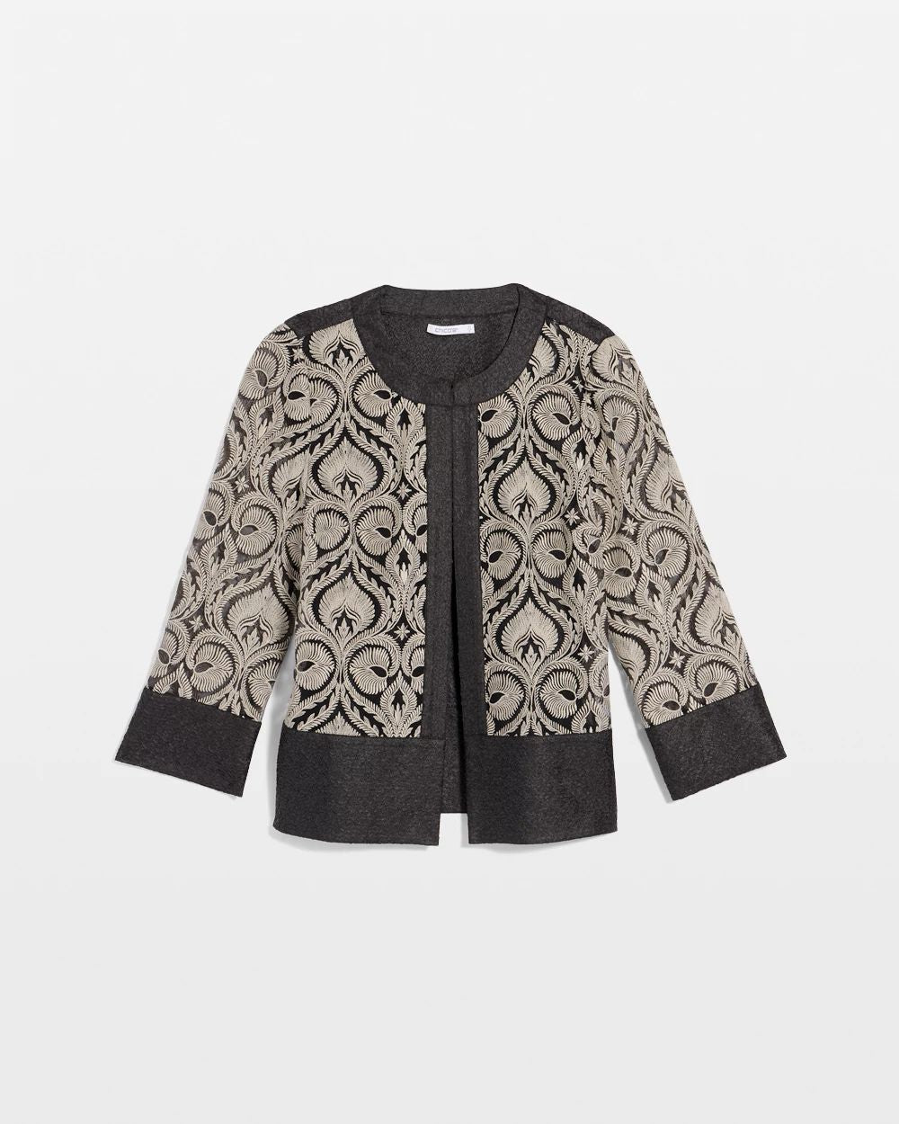 TravelersTM Collection Crushed Lace Jacket