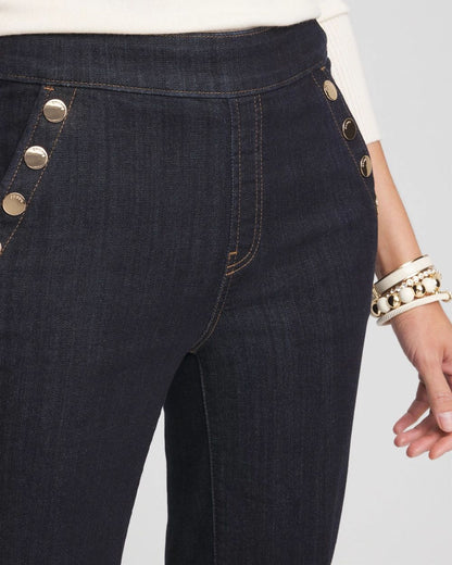 Pull-On Wide Leg Jean
