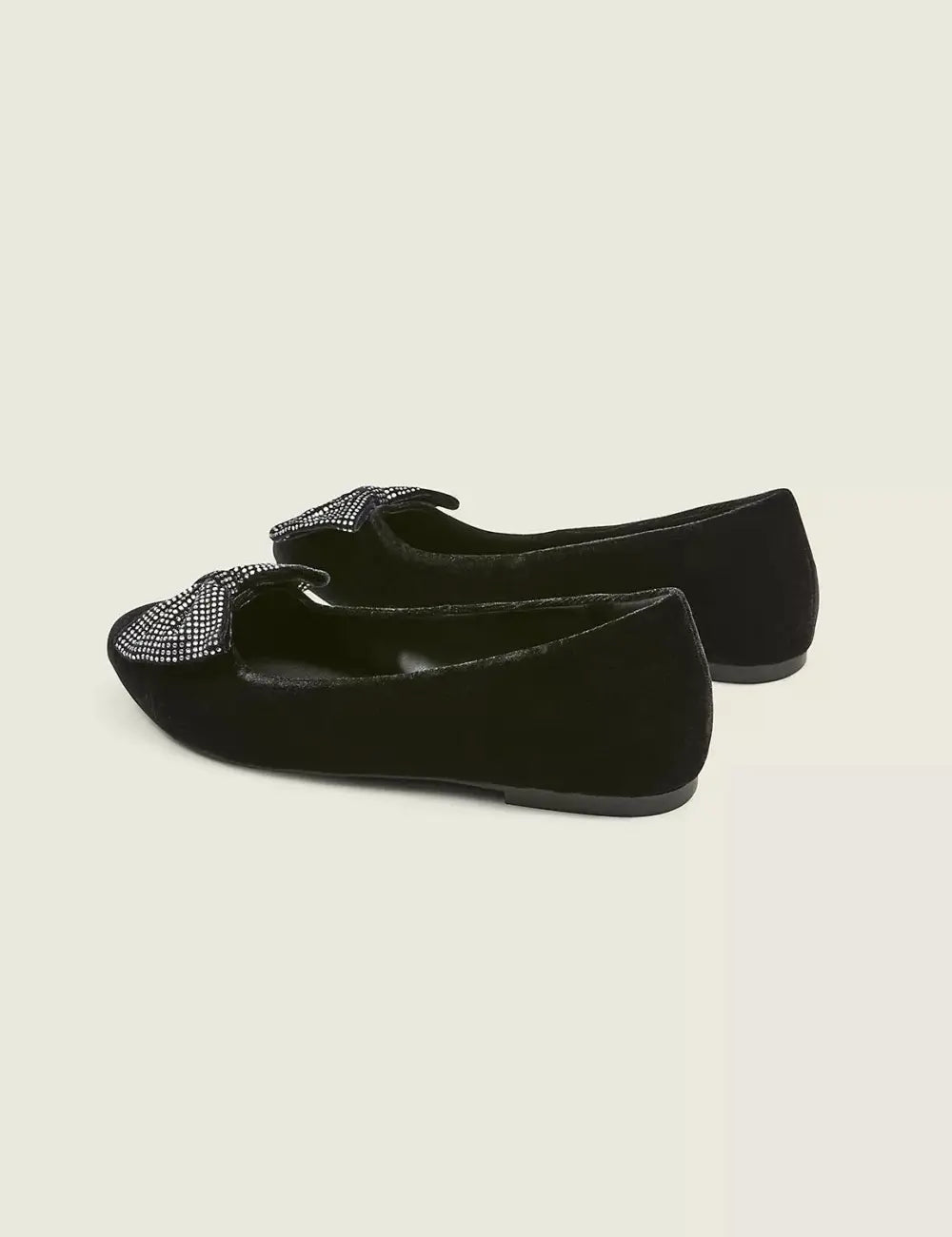 Dream Cloud Velvet Bow Ballet Flat