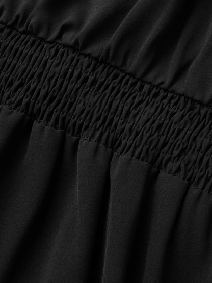 Mystic Irregular Lace Up Midi Dress
