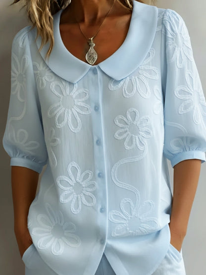 Perina - Soft-Touch Floral Blouse