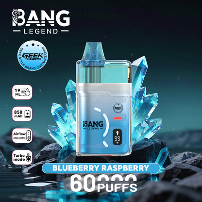 Bang Legend Geek 60000 60K Puffs Airflow Adjustable & Turbo Mode Disposable Vape
