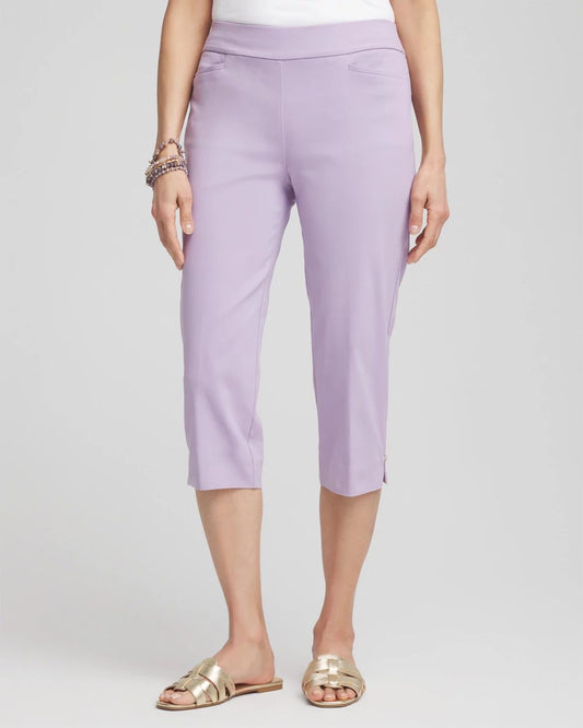 BrigitteTM Rivet Pull-On Capri Pants