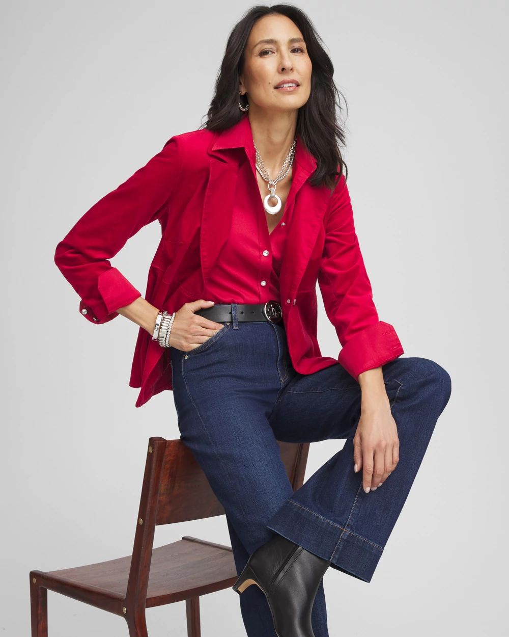 Velvet Blazer
