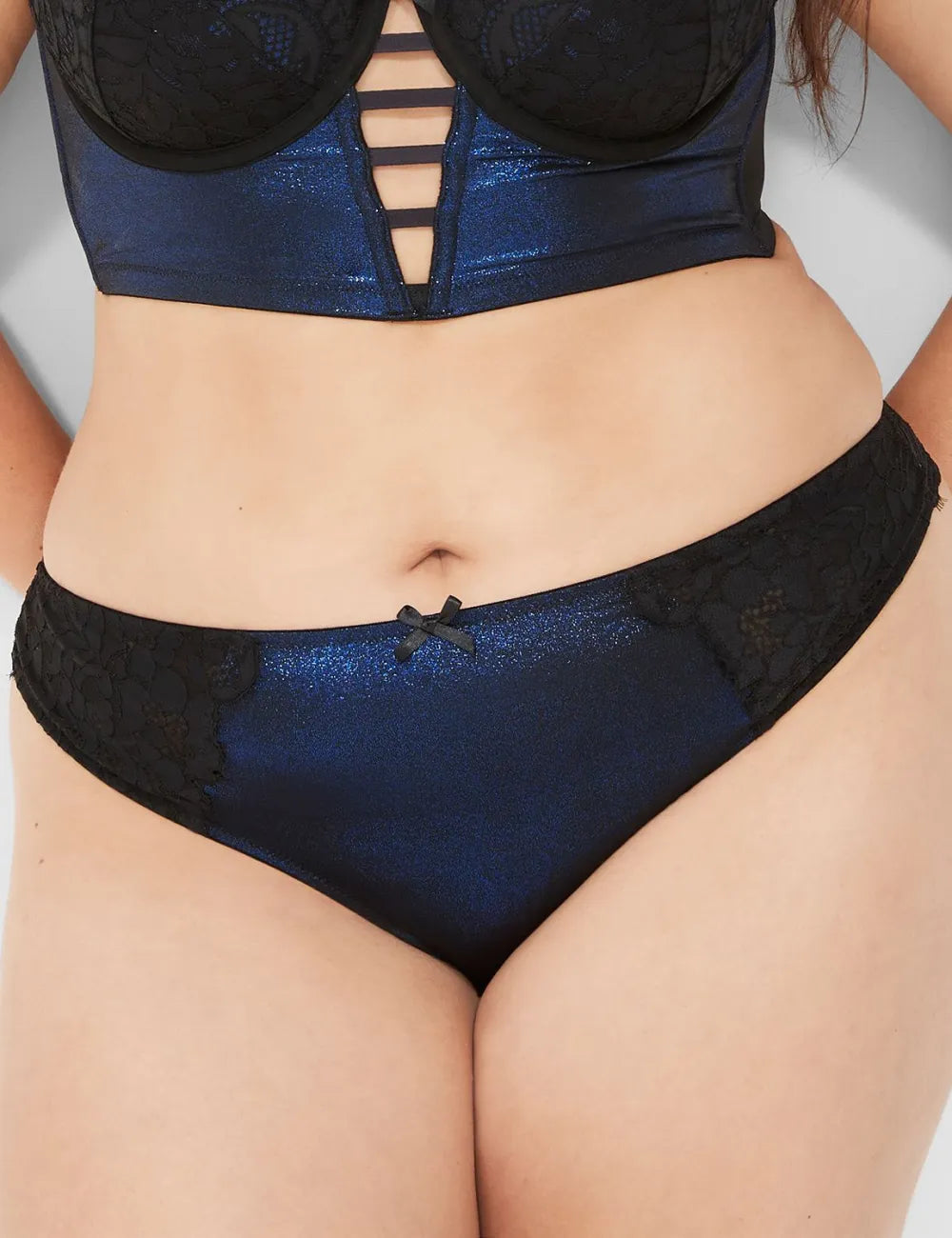 Foil Shine Thong