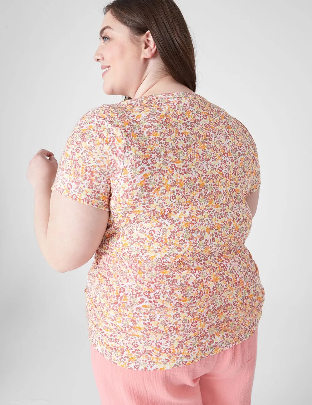 Modern Jersey Side-Ruched Tee