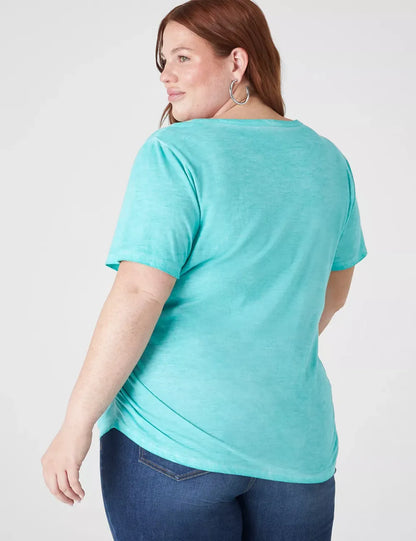 Modern Jersey Side-Ruched Tee