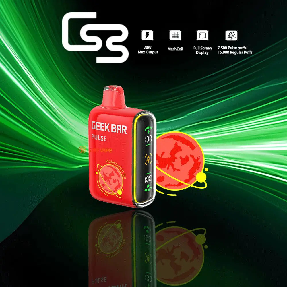 GEEK BAR PULSE 15000 Puffs Dual Mesh Disposable Vape Electronic Cigarette Pod