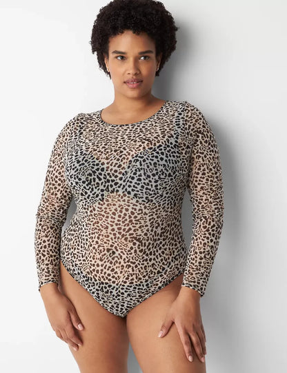 Sheer Mesh Bodysuit