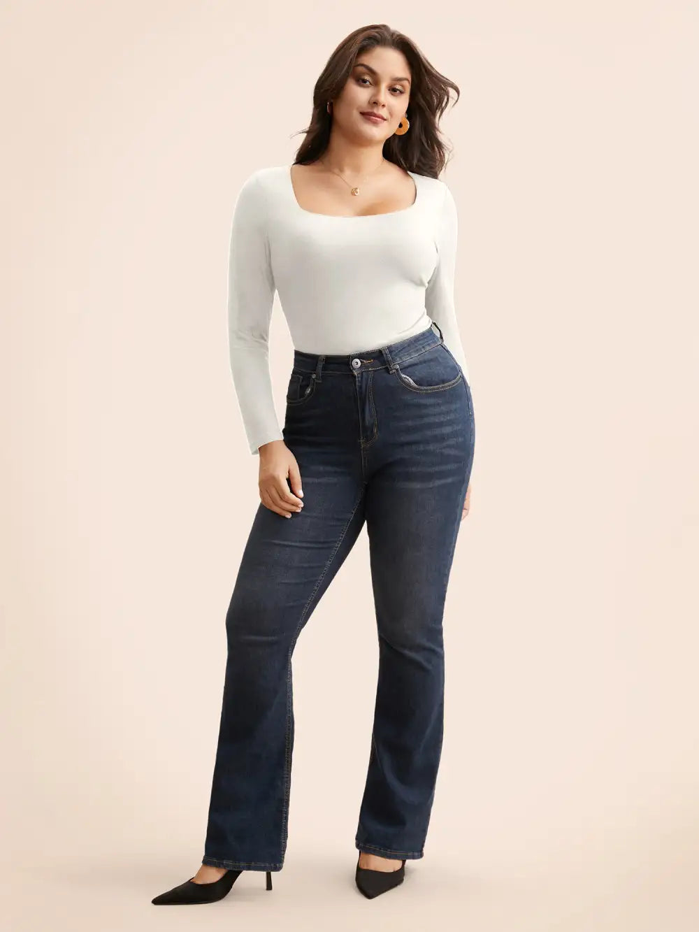 Supersoft Essentials Solid U Neck T-Shirt