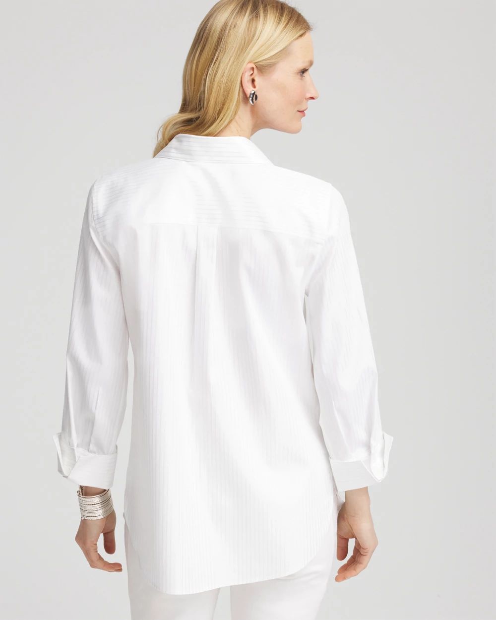 No IronTM Lurex Stripe Shirt