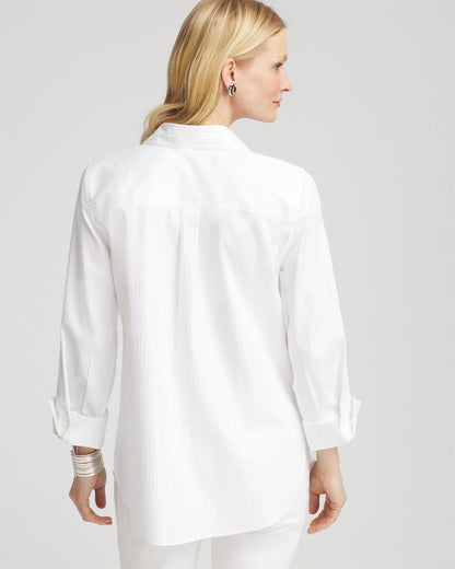 No IronTM Lurex Stripe Shirt