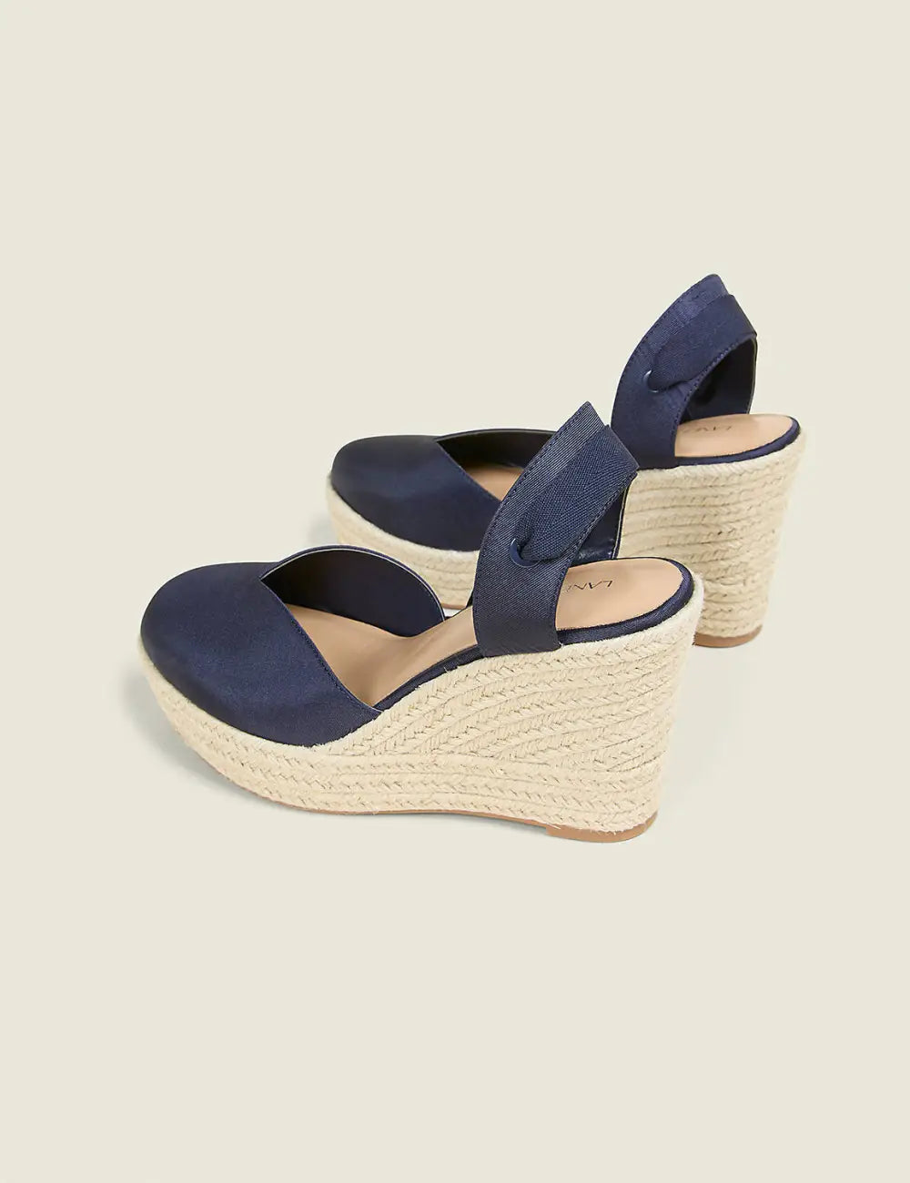 Dream Cloud Ankle-Tie Espadrille Wedge
