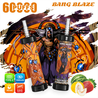 Bang Blaze 60k 60000 Puffs Latest Original LCD Display Disposable Vape Pen