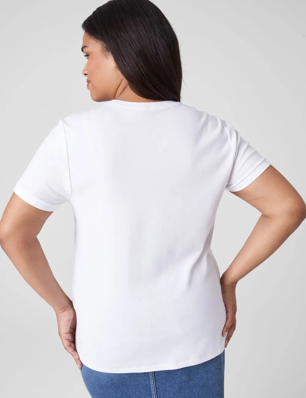 Crew-Neck Ribbed Layering Tee
