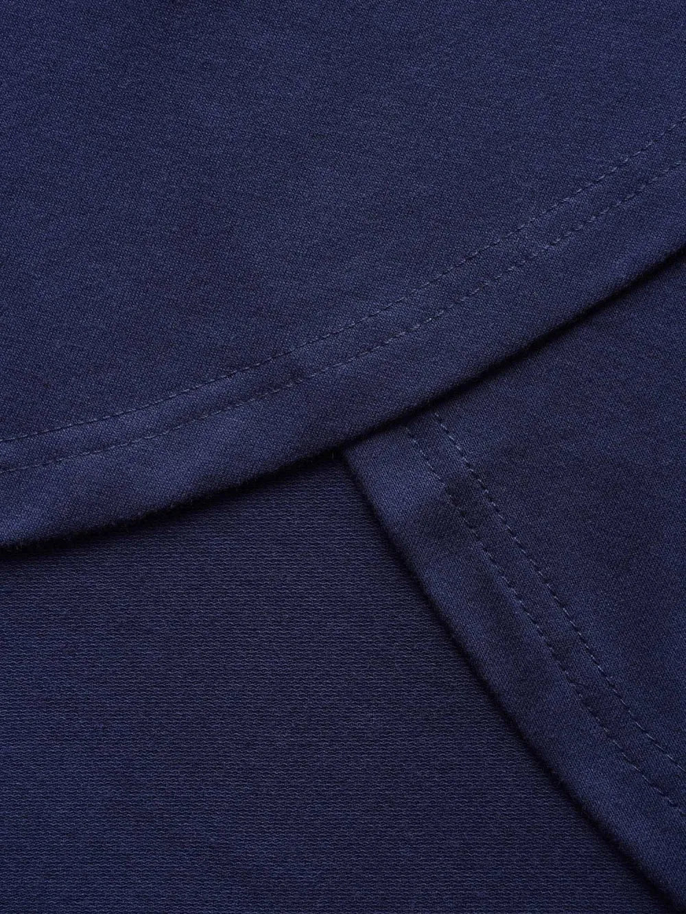 Plain Wrap Hem Turtleneck Sweatshirt