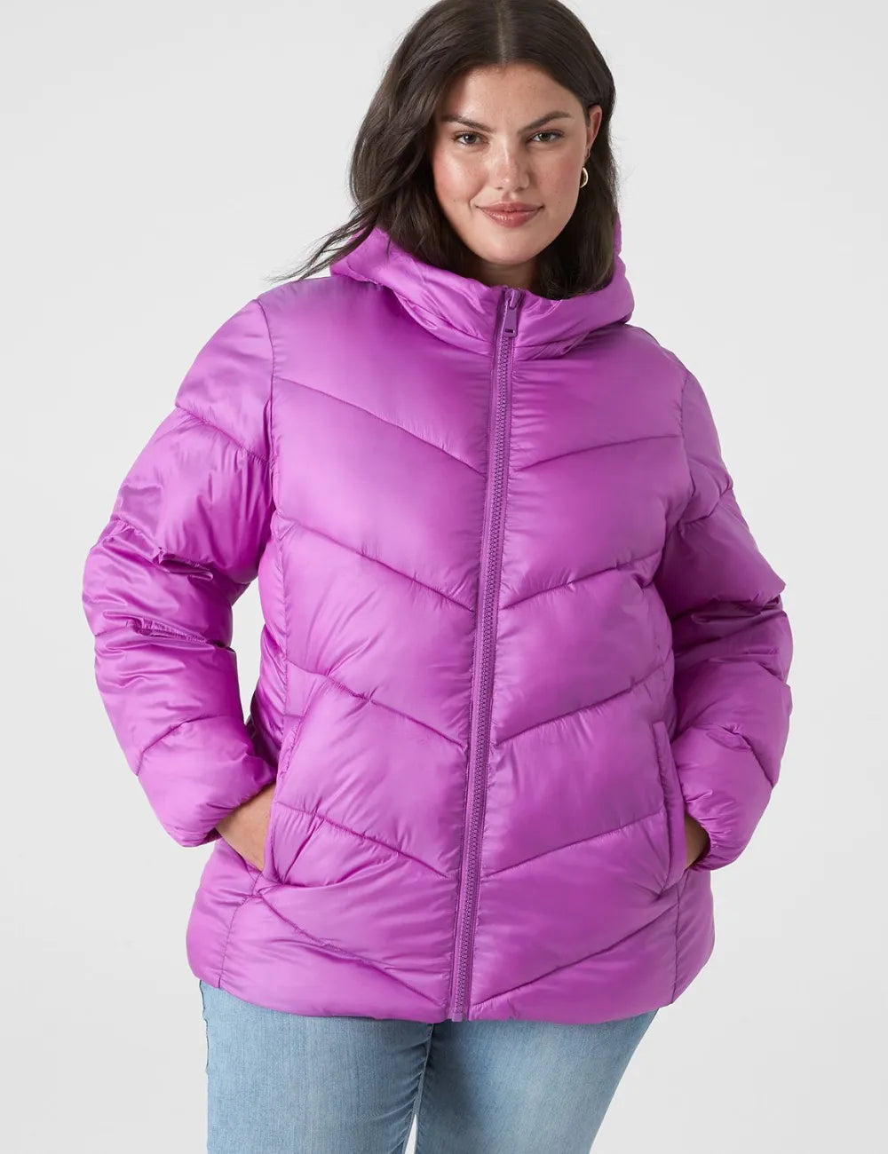 Puffer Coat With Hood