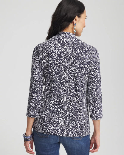Touch of CoolTM Solid V-Neck Top