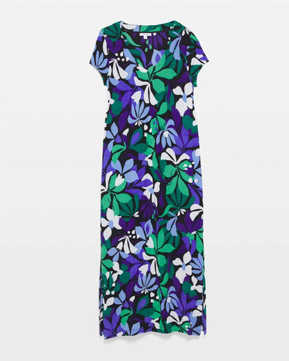 TravelersTM Floral V-neck Maxi Dress