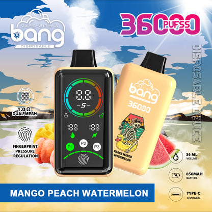 Bang 36000 Power Advanced Fingerprint Power Regulation 36K Puffs Disposable Vape