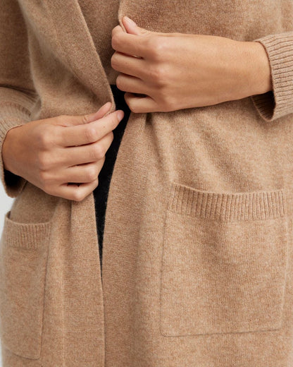 Cashmere Duster Cardigan Sweater