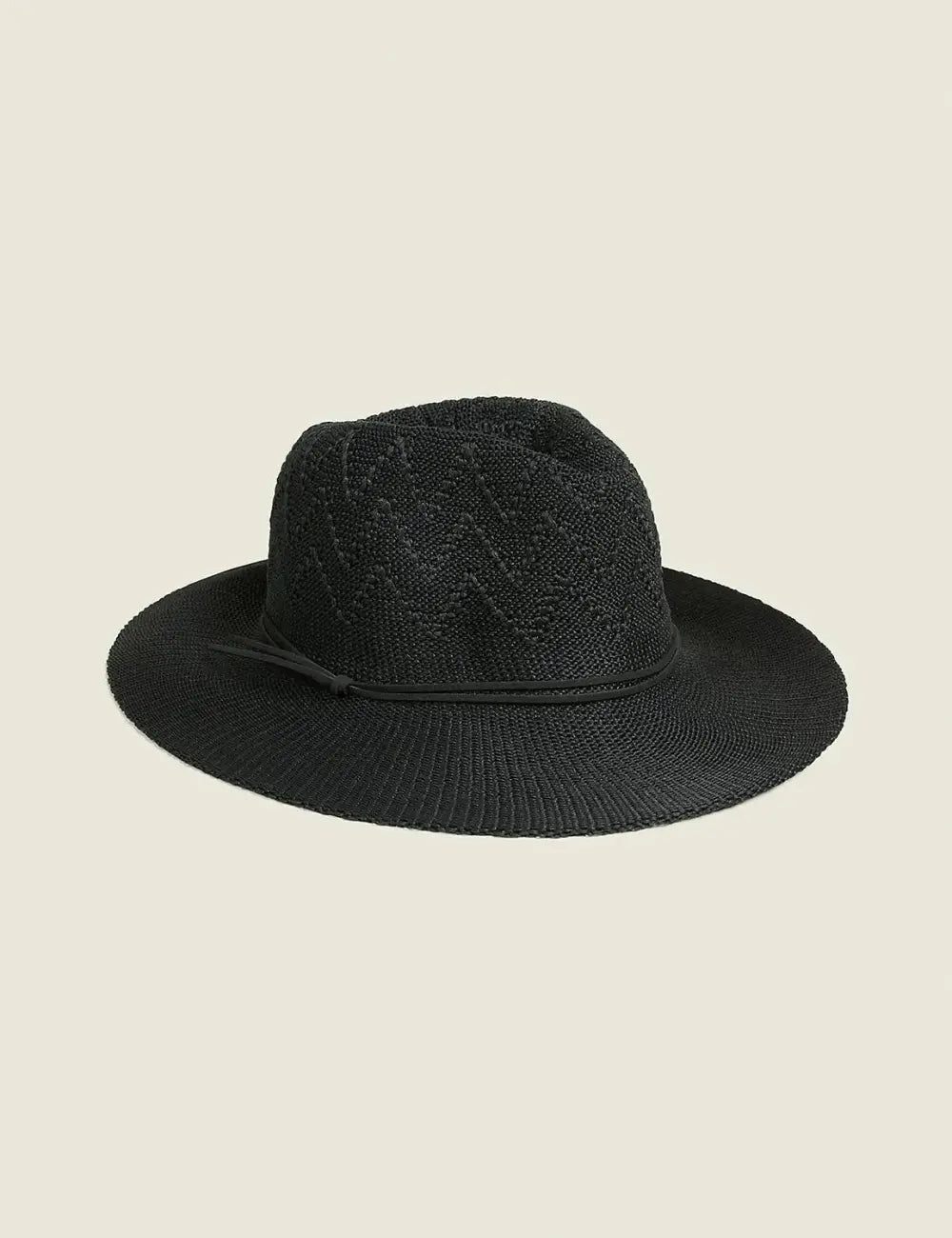 Fedora Hat With Interior Adjustable Tie
