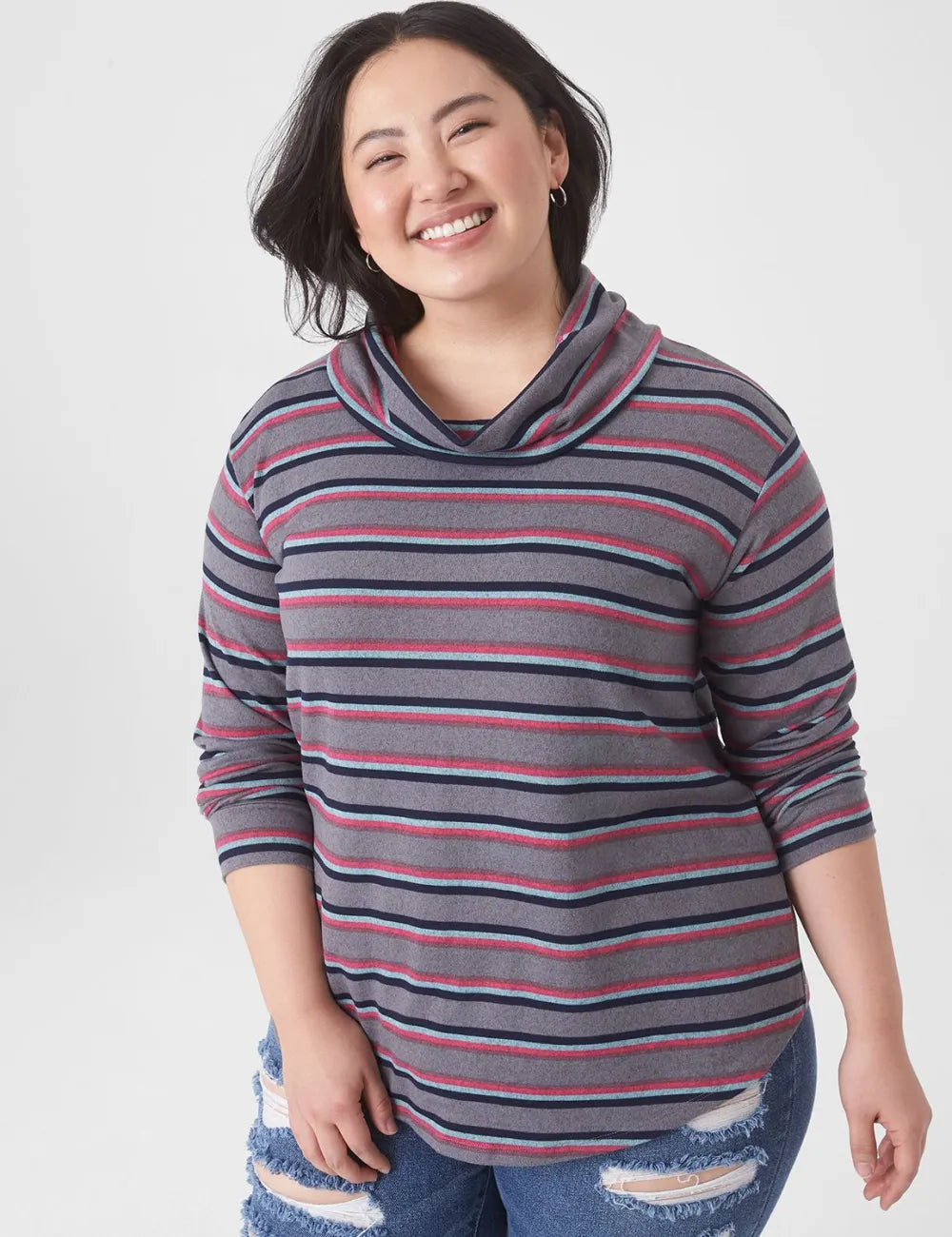 Classic Cowl-Neck Tee