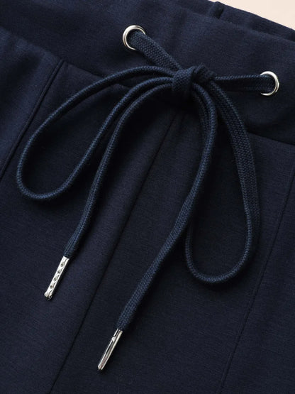 Mid Rise Drawstring Pocket Leggings
