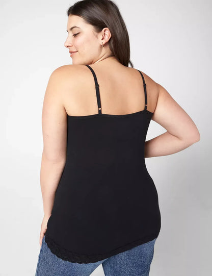 Lane Essentials Lace-Trim Cami