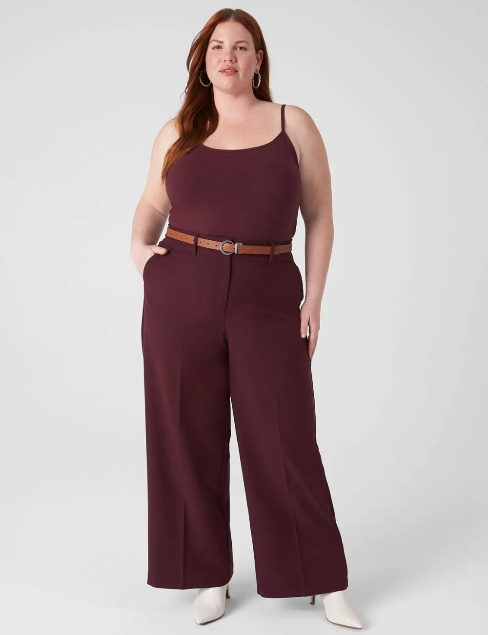 High-Rise Perfect Drape Wide Leg Pant