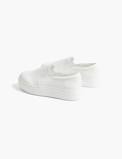 Dream Cloud Slip-On Faux-Leather Platform Sneaker