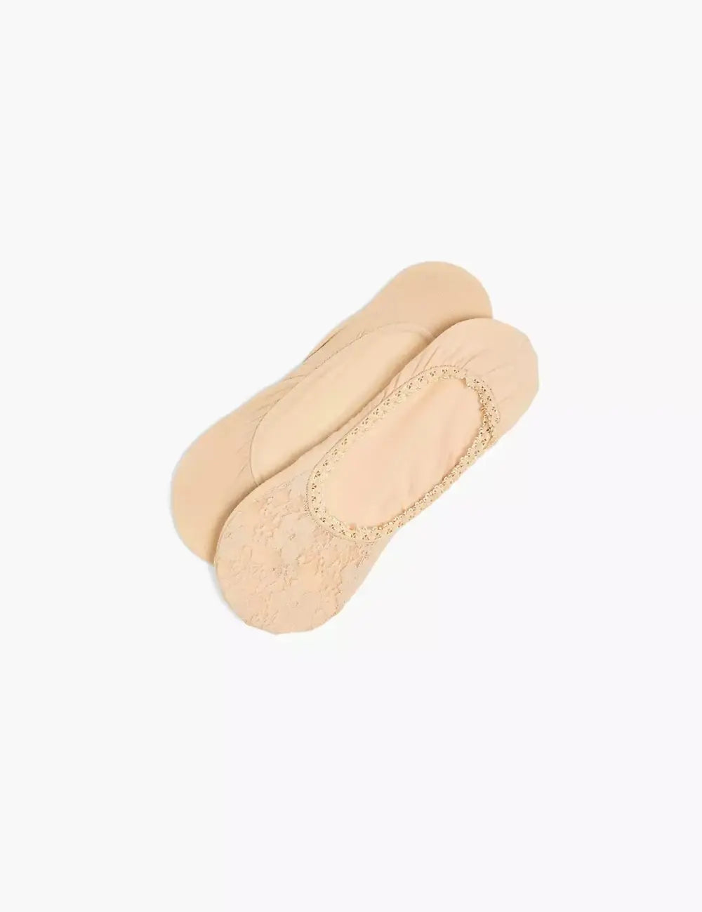 2-Pack Foot Liners - Lace & Solid
