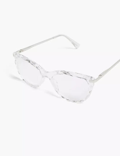 Textured Cateye Reader Glasses