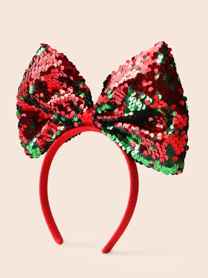 Sequin Bow Headband