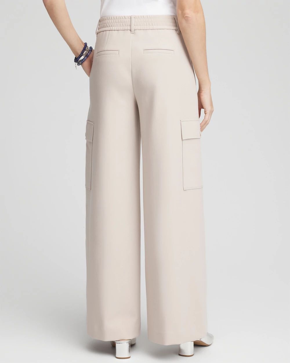 Petite Cargo Wide Leg Pants
