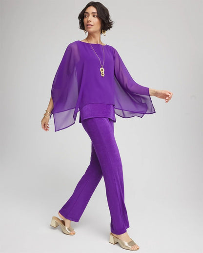 TravelersTM Chiffon Layered Top