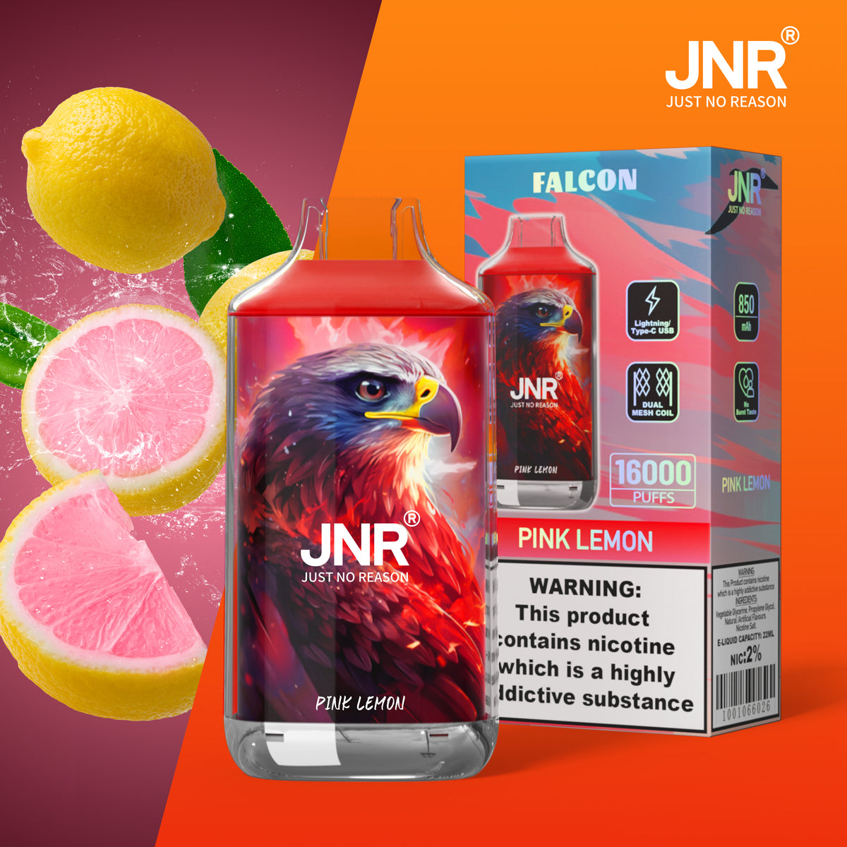 JNR FALON 16000 16K Puffs Original Edition Disposable Vape