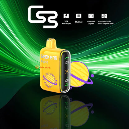 GEEK BAR PULSE 15000 Puffs Dual Mesh Disposable Vape Electronic Cigarette Pod